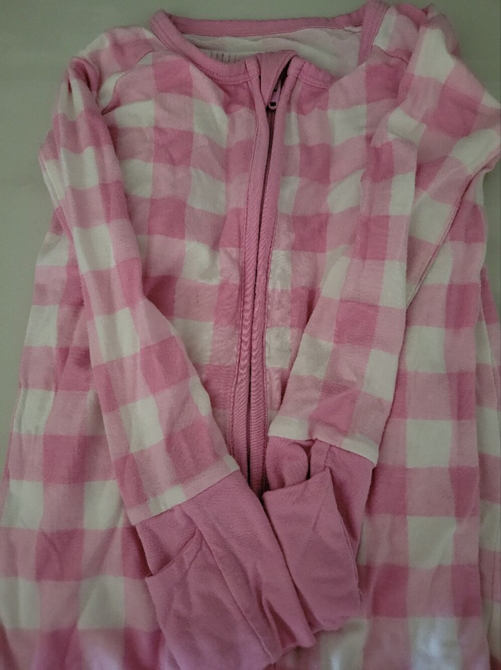 Little Sleepies Pink Gingham